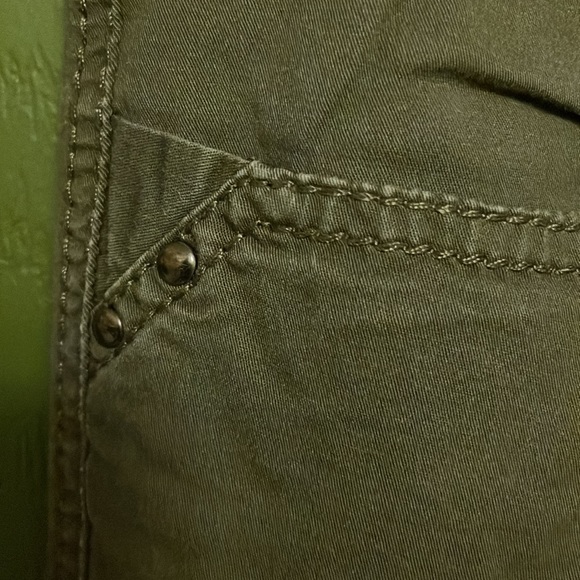 Olive Skinny Pants Express Size 00 - Picture 3 of 7